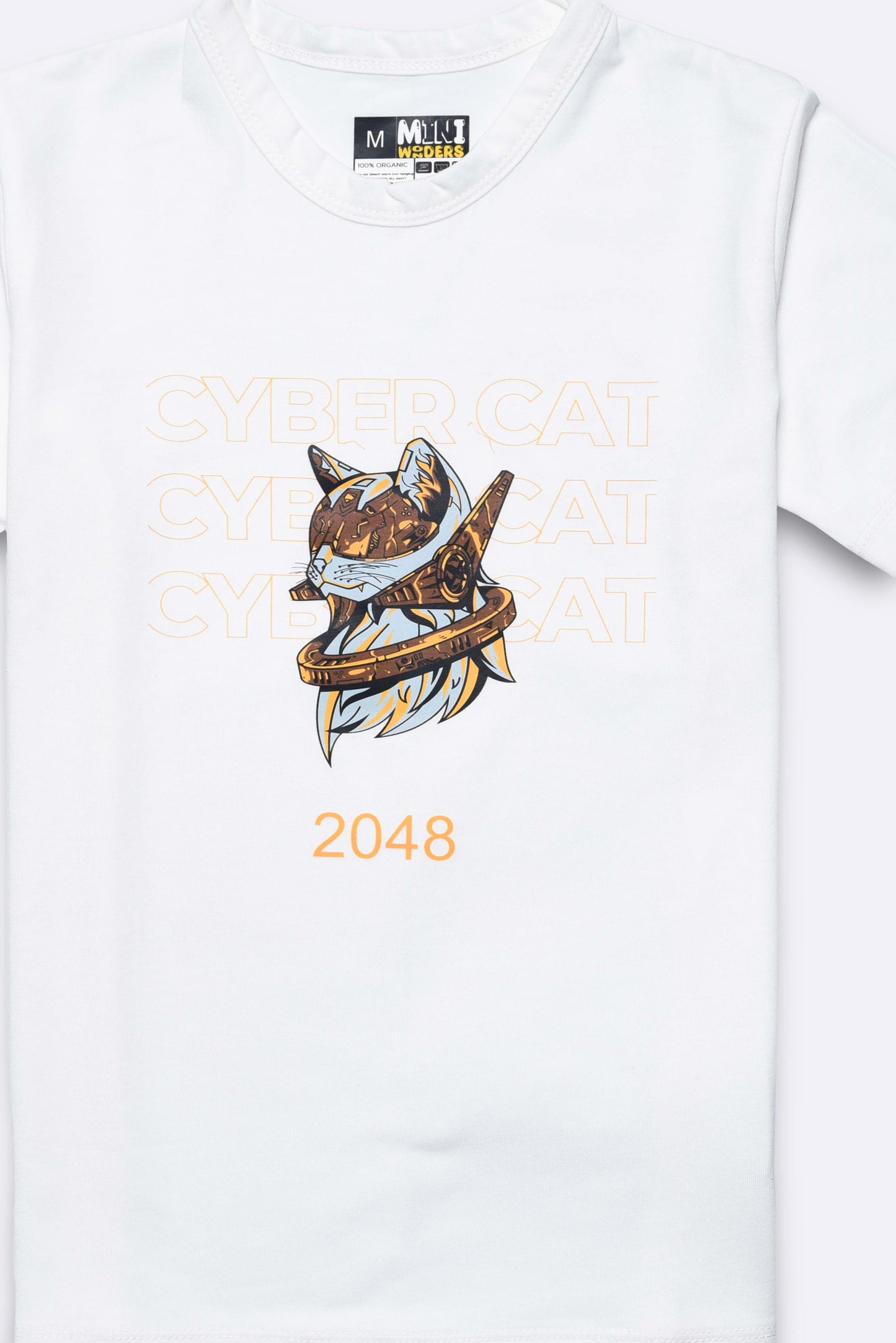 Cyber Cat Short Sleeve T-shirt